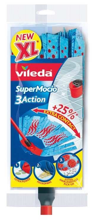 Vileda FIOCCO SUPERMOCIO 3ACTION XL + MANICO FV43178 Vileda