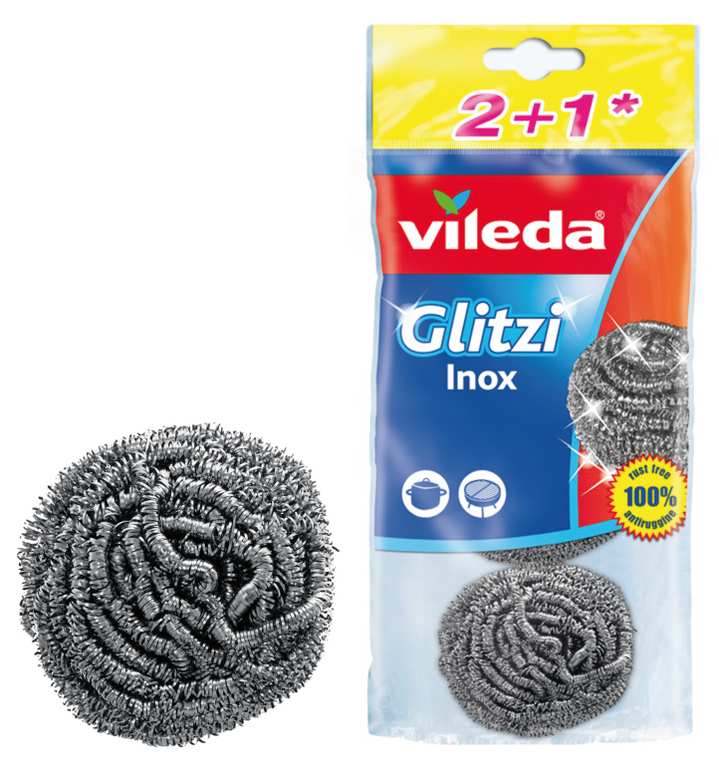 Vileda SPIRALE GLITZI INOX 2+1 PZ. FV43213 Vileda