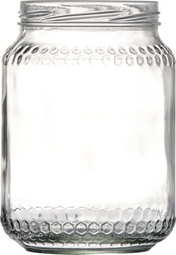 VASO VETRO PER ALIMENTI MIELE Imboccatura Ø mm. 70 cc. 390 FV52576 