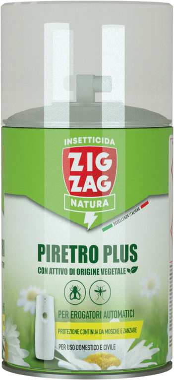 Zig Zag INSETTICIDA PER DISPENSER AUTOMATICO PIRETRO PLUS 250 ml. FV57324 Zig Zag