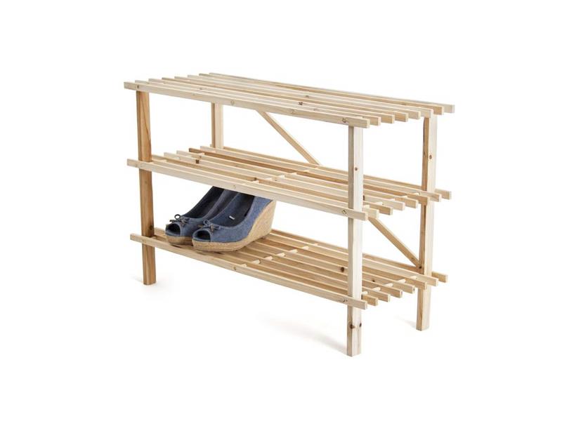 Shoe rack SAMUEL 74x48.5x26cm Light Wood TI6438730 BANQUET