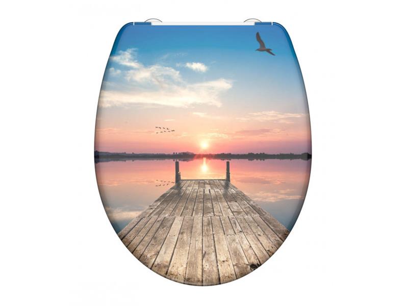 Toilet seat SCHÜTTE Sunset Sky Soft Close TI6437867 SCHÜTTE