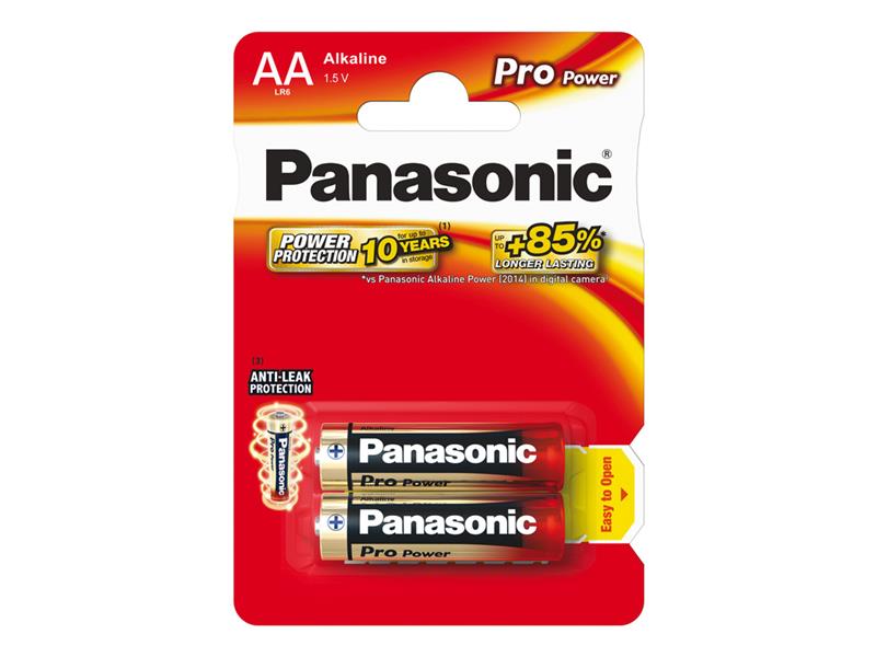 Battery AA (R6) alkaline PANASONIC Pro Power 2pcs / blister TI4270281 Panasonic