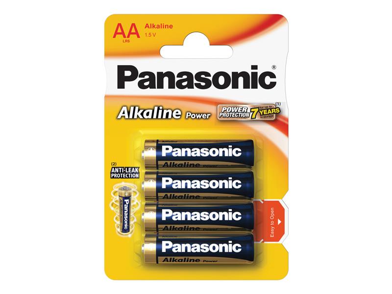 Battery AA (R6) alkaline PANASONIC Alkaline Power 4pcs / blister TI4270344 Panasonic