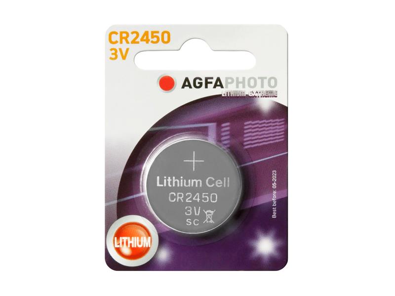 Battery CR2450 AGFAPHOTO lithium 1pc / blister TI4270541 AGFAPHOTO