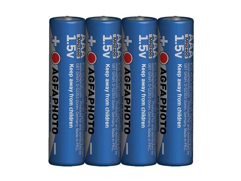Battery AAA (LR03) alkaline AGFAPHOTO Power 4 pcs / shrink TI4270548 AGFAPHOTO