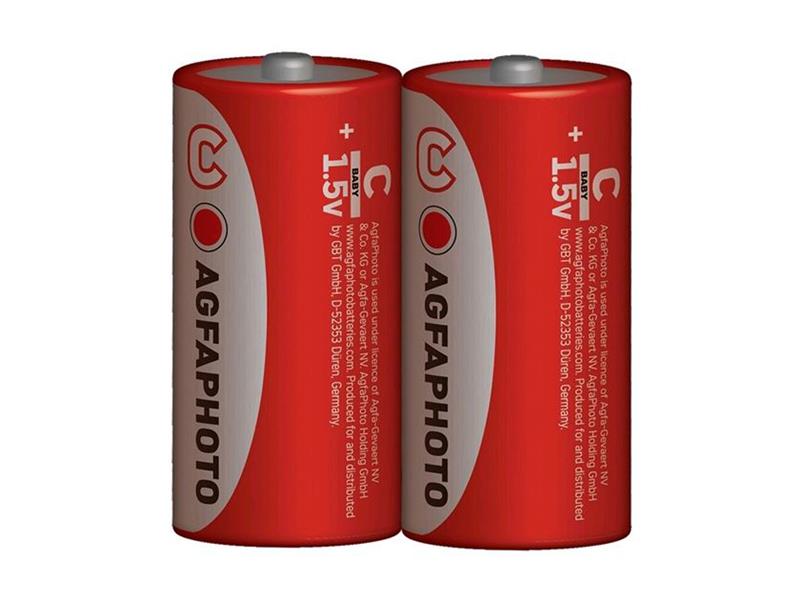 Battery C (R14) Zn AGFAPHOTO 2 pcs / shrink TI4270568 AGFAPHOTO