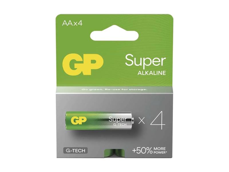 Battery AA (R6) alkaline GP Super 4pcs TI4270627 GP
