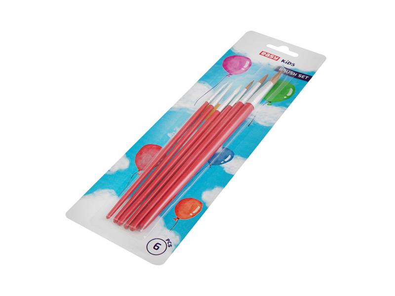 Round brushes EASY 6pcs TI6423728 EASY