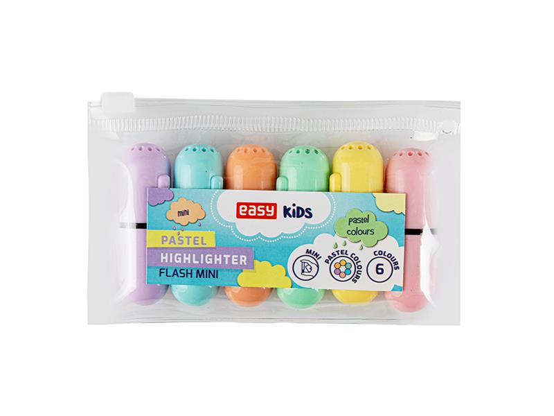 Highlighter EASY Flash Mini Pastel 6pcs TI6431382 EASY