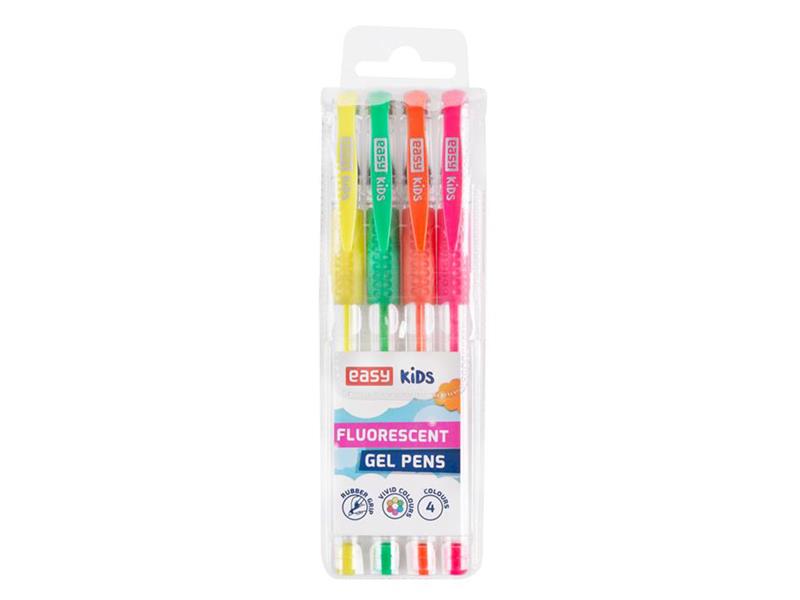 Gel pen EASY Fluo Neon 4pcs TI6431383 EASY