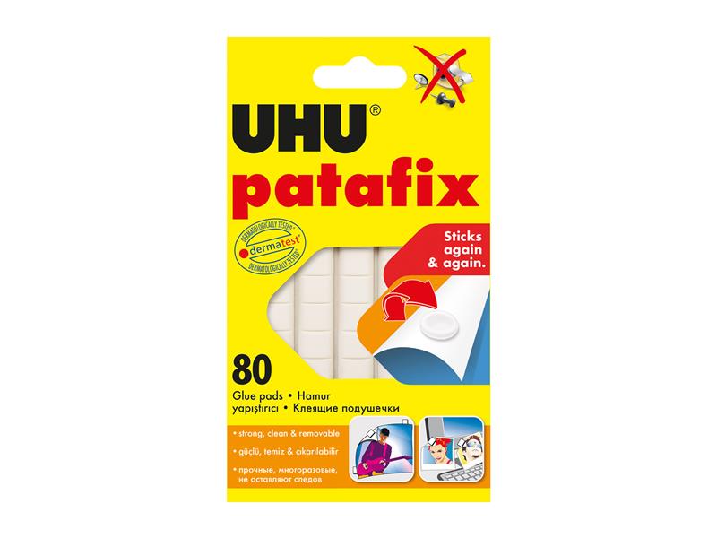 Adhesive rubber UHU PATAFIX white TI6432309 PATAFIX