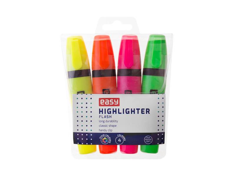 Highlighter EASY Flash Neon 4pcs TI6439349 EASY