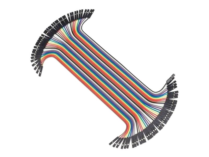 Connecting wires dupont 40pin, length 20cm, female-female TI9830069 TIPA