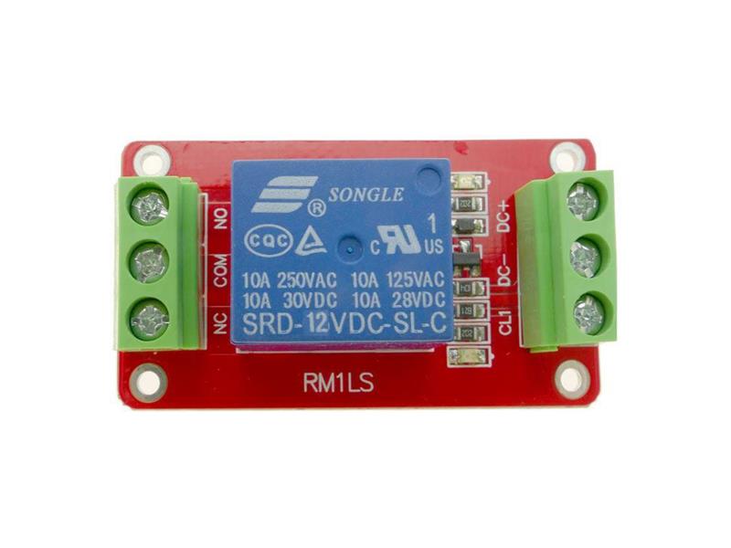 Relay module 1x, power supply 12V, without optocoupler, RM1LS TI9830181 TIPA