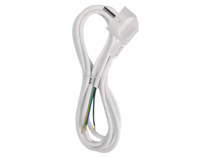 Power cord PVC 3x0,75mm 2m white EMOS S14372 TI8740019 EMOS