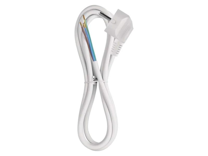 Power cord PVC 3x1,0mm 2m white EMOS S14312 TI8740026 EMOS