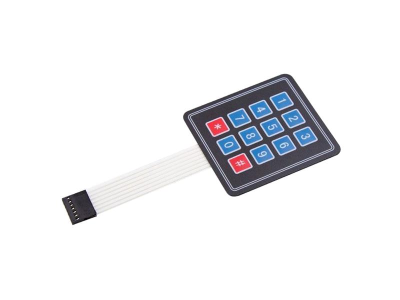 Membrane keyboard 3x4 TI9830059 TIPA