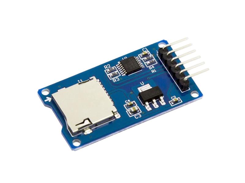 Micro SD card reader - SPI module - 6pin TI9830080 TIPA