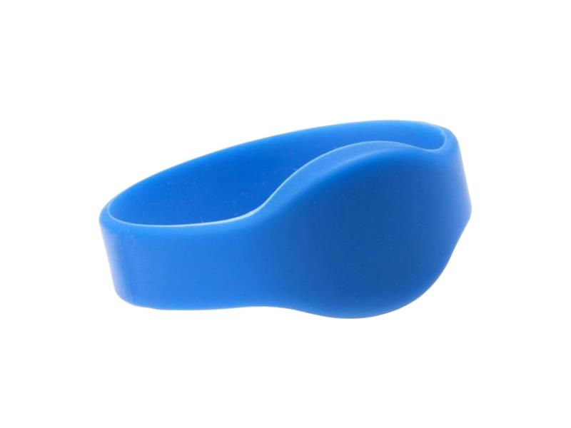 RFID access chip 125kHz, silicone bracelet, blue TI9830192 TIPA