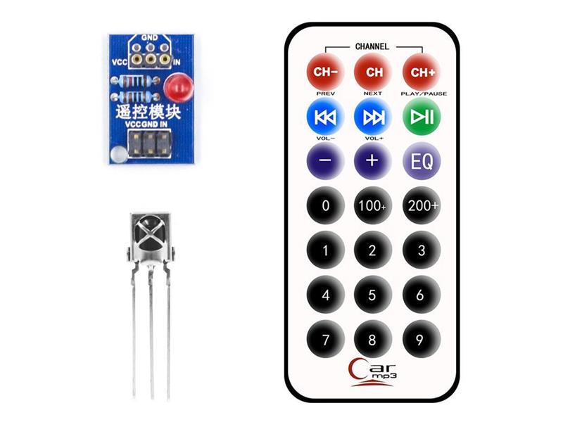 Universal remote control with receiver HX1838 for Arduino TI9830242 TIPA