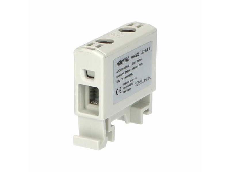 Universal clamp UK 16/1 A, 85A, 1-pole, AL/CU, gray TI3390369 ARGOS