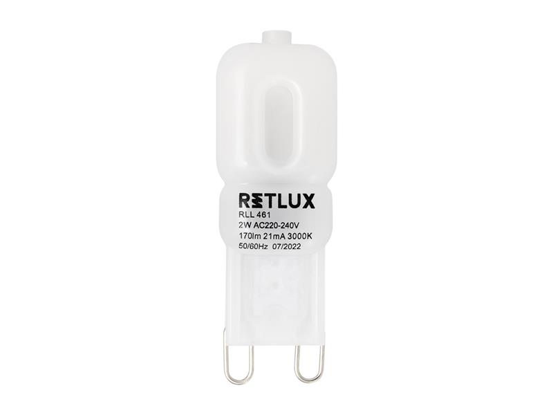 LED bulb G9 2W warm white RETLUX RLL 461 TI4111404 RETLUX