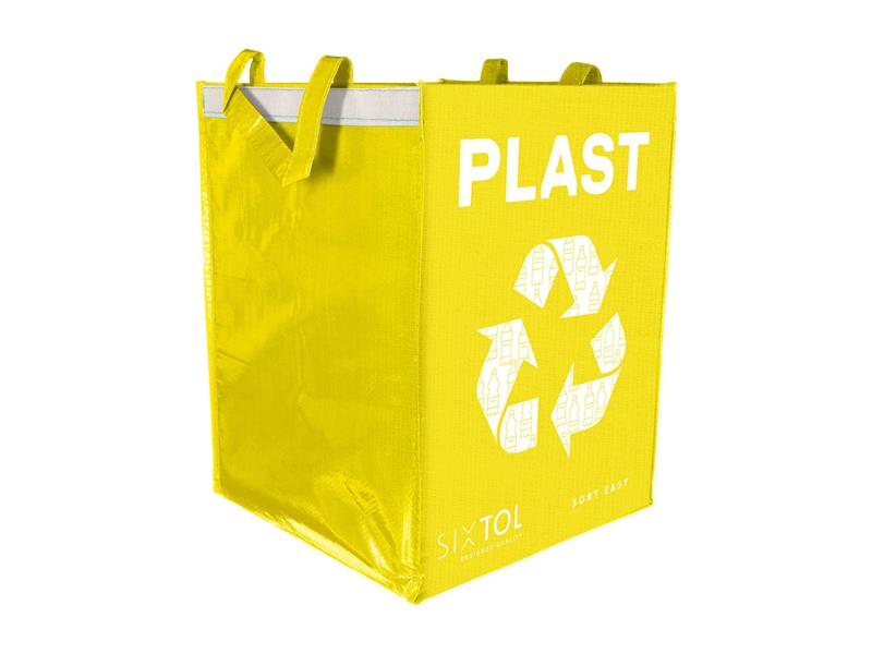 Bag for sorted waste SIXTOL Sort Easy Plastic 36l TI6441183 SIXTOL
