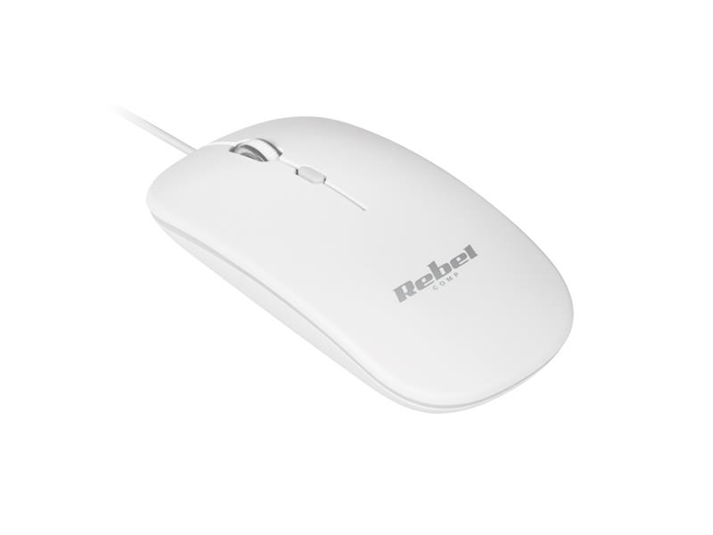 Wire mouse REBEL WDM210 White TI6443238 Rebel