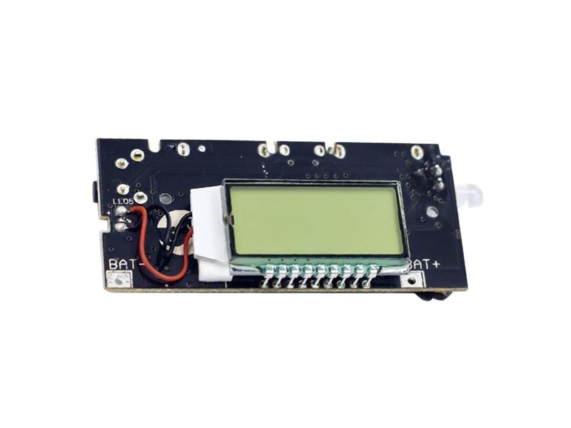 Power supply module, 5V step-up converter + Li-Ion charger with display TI9830164 TIPA