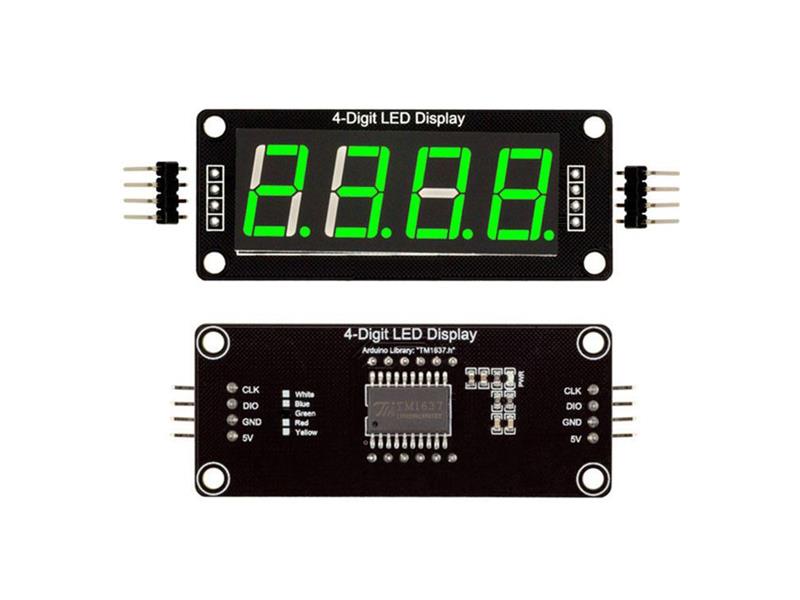 Clock display 0,56" TM1637 green TI9830238 TIPA