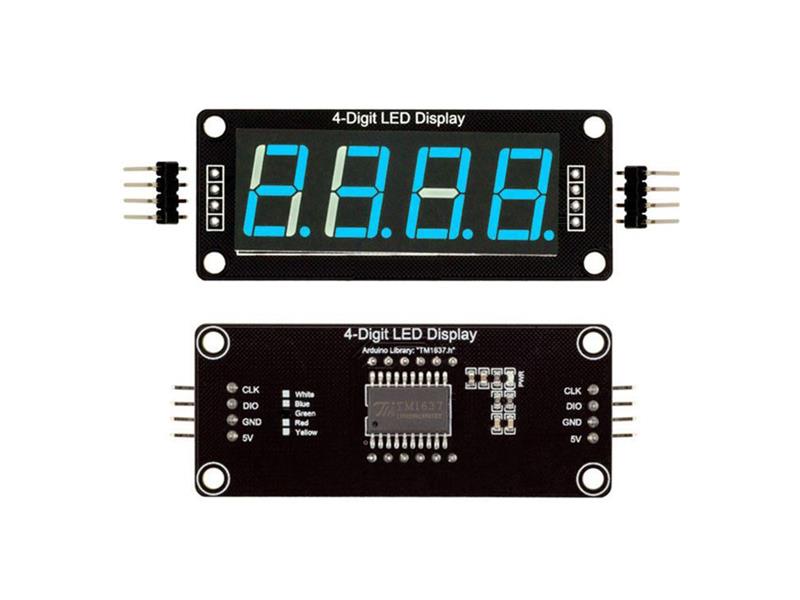 Clock display 0,56" TM1637 blue TI9830239 TIPA