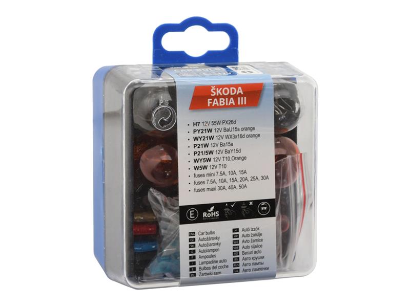 Set of car bulbs H7 ŠKODA FABIA III COMPASS TI4120099 COMPASS