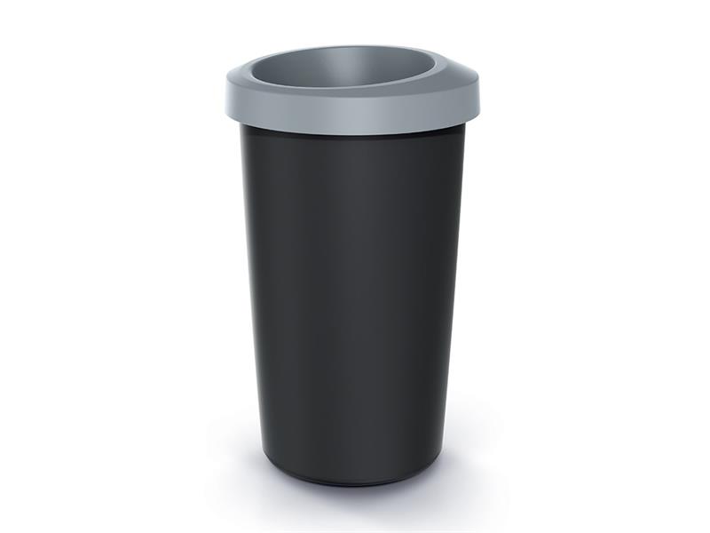 Trash bin COMPACTA R DROP light gray 25l TI6442353 PROSPERPLAST