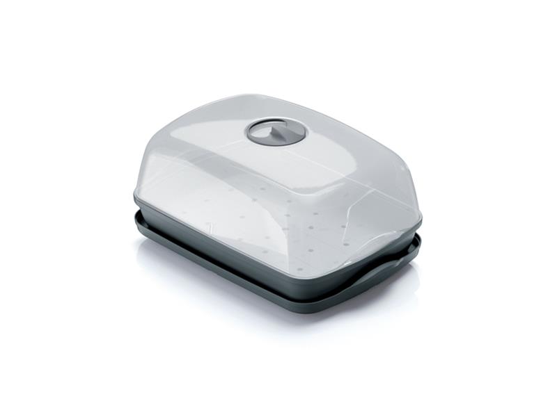 Mini stove Respana Table Greenhouse anthracite 39.1cm polycarbonate lid TI6437346 PROSPERPLAST