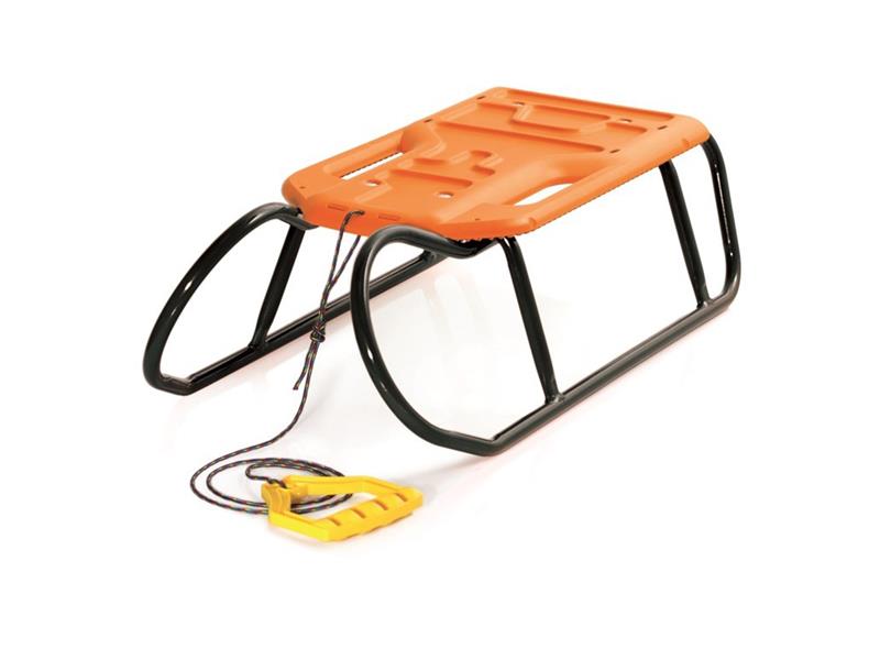 Children's sled LITTLE BEETLE orange TI6440559 PROSPERPLAST