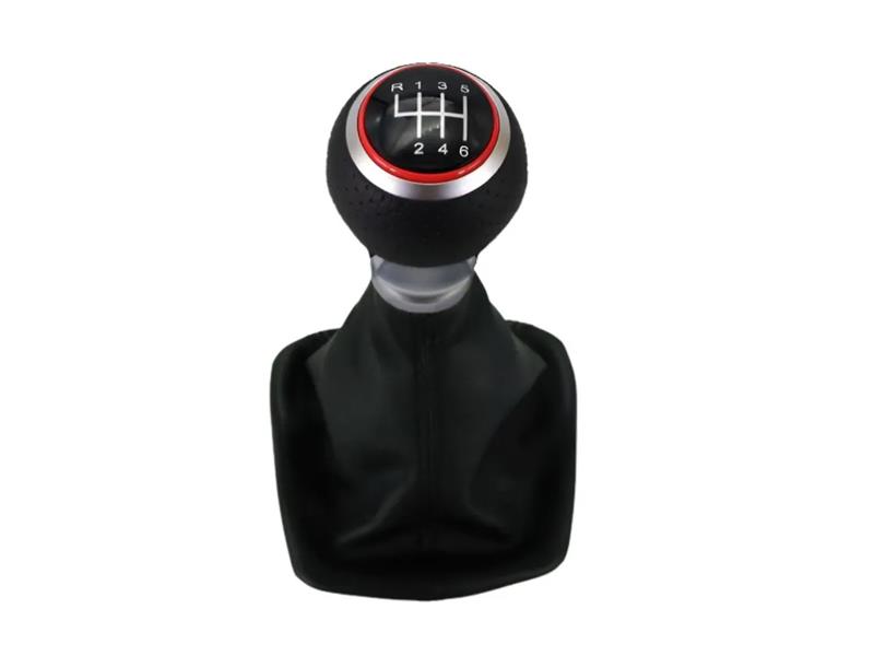 Shift lever with cuff Škoda Octavia II 2004 - 2013 S-Line Red 6-speed gearbox Red TI6442341 PROTEC