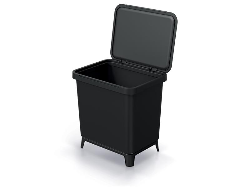 Trash bin SYSTEMA black 29l TI6442895 PROSPERPLAST