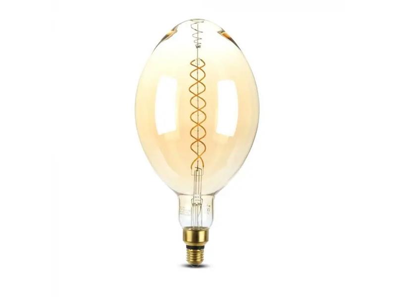 Bulb filament LED E27 8W BF180 warm white V-TAC VT-2168D Amber Dimmable TI4111317 V-TAC