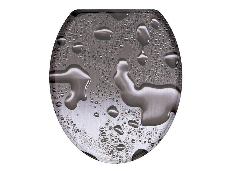 Toilet seat SCHÜTTE Grey Steel TI6428275 SCHÜTTE