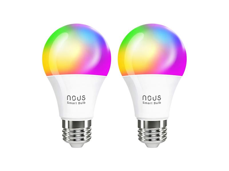 Smart LED bulb E27 9W RGB NOUS P3/2pack WiFi Tuya set of 2 pcs TI6432886 NOUS