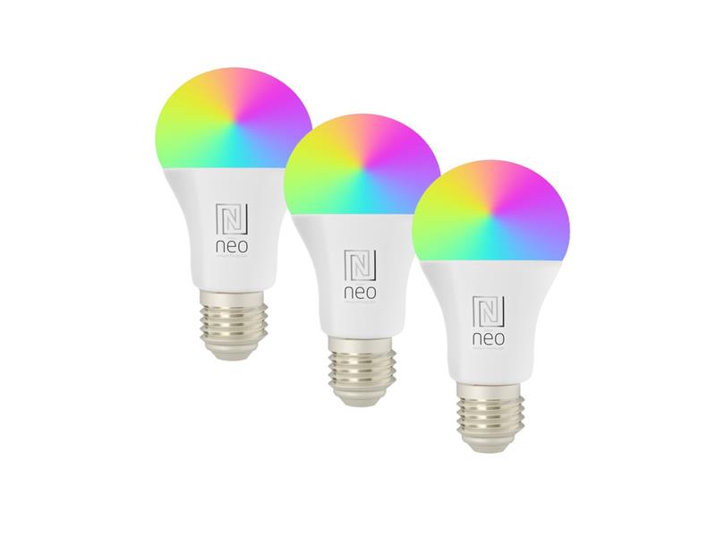 Smart LED bulb E27 9W RGBW IMMAX NEO 07712C WiFi Tuya set of 3 TI6433090 IMMAX NEO