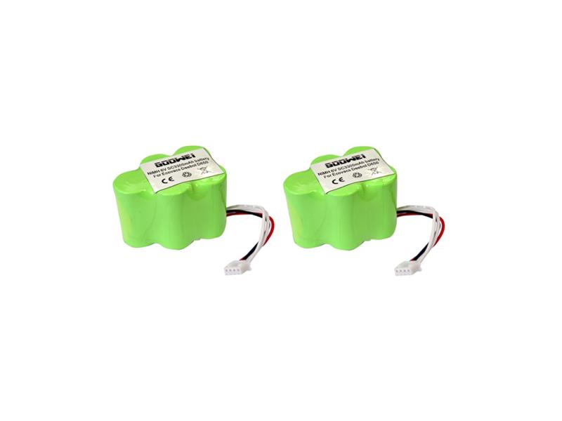 Battery for ECOVACS DEEBOT D62, D66, D73, D76, D77 GOOWEI 3300mAh Ni-Mh 2pcs TI6434665 GOOWEI ENERGY