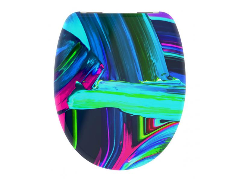 Toilet seat SCHÜTTE Neon Paint Soft Close TI6437869 SCHÜTTE