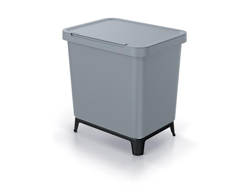 Trash bin SYSTEMA light gray 29l TI6442896 PROSPERPLAST