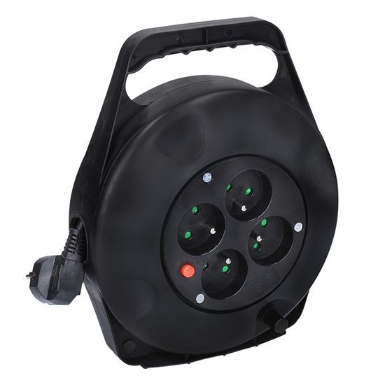 Extension cable on drum - 4 sockets 10m SOLIGHT PB21B TI8710249 SOLIGHT