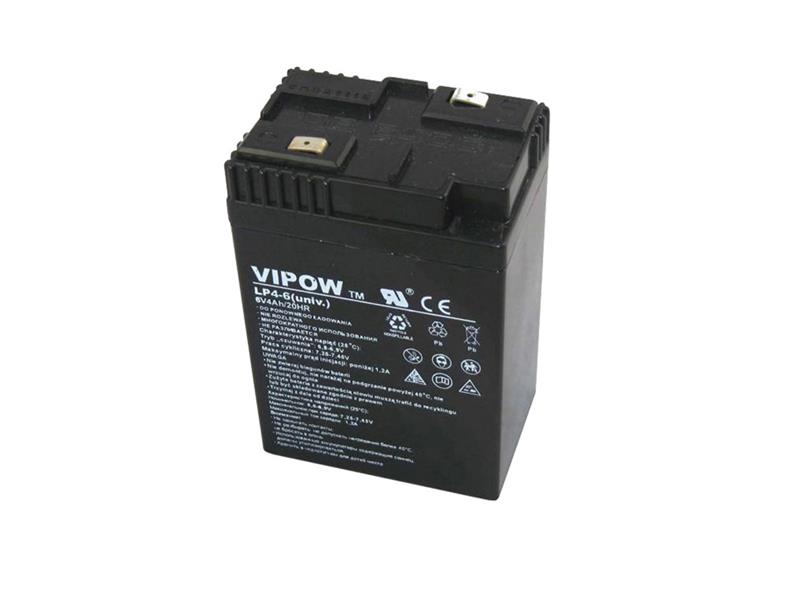 Sealed lead acid battery  6V  4.0Ah VIPOW TI4250149 VIPOW