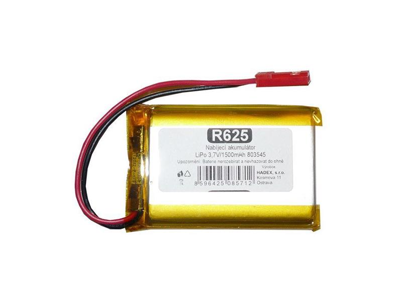 Rechargeable battery LiPo 3.7V/1500mAh 803450 Hadex TI4250706 HADEX