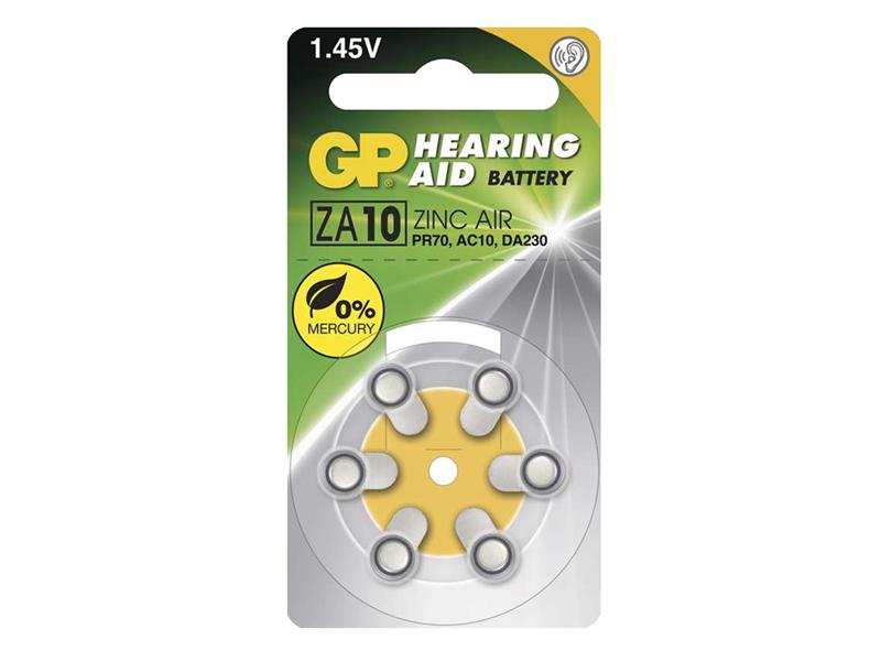 Battery GP ZA10 6pcs / blister TI4270061 GP