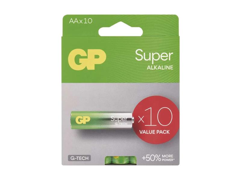 Battery AA (R6) alkaline GP Super 10pcs TI4270629 GP